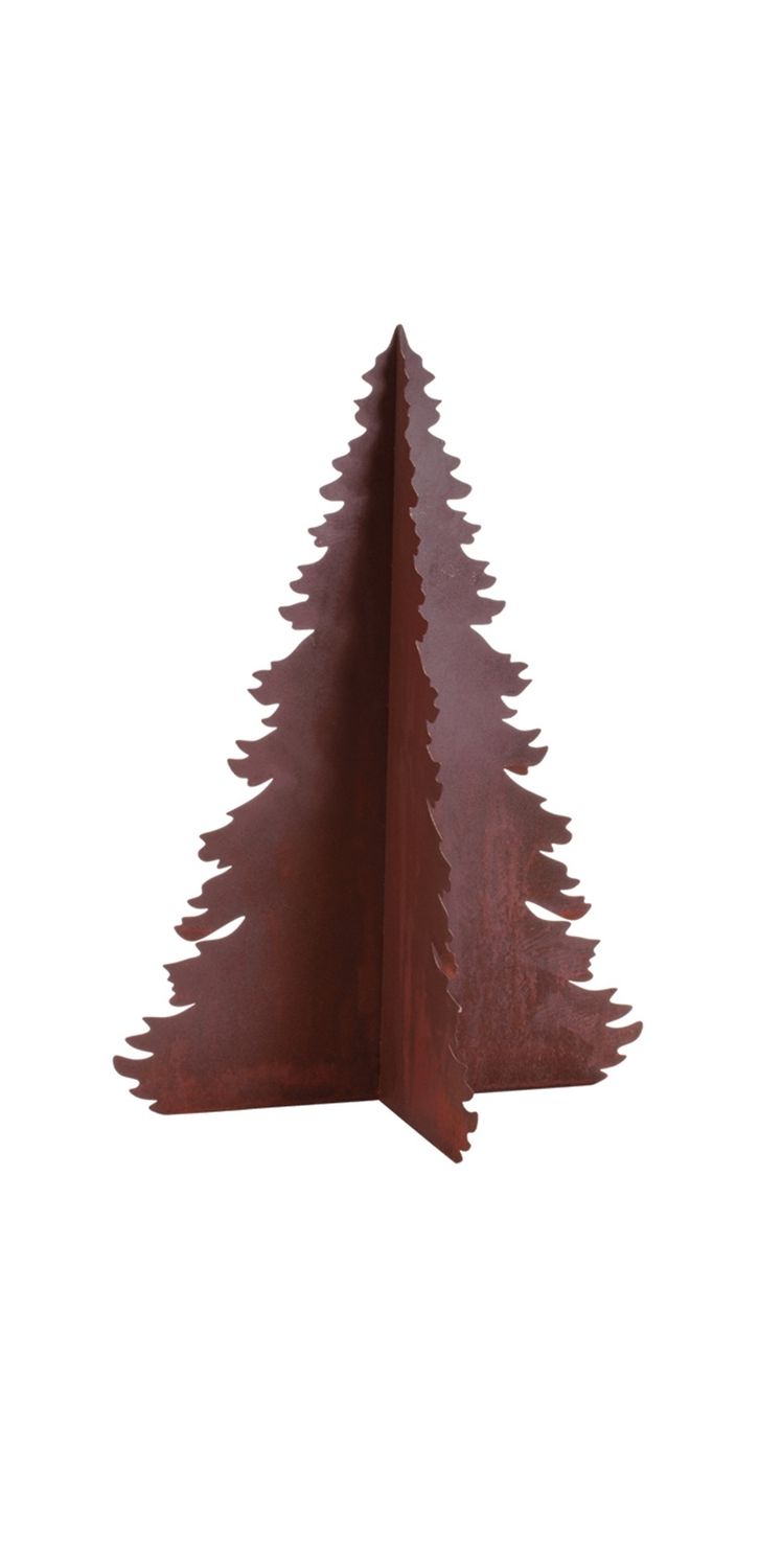 Rustic Metal Standing Tree Decor 15.5 inches Tall