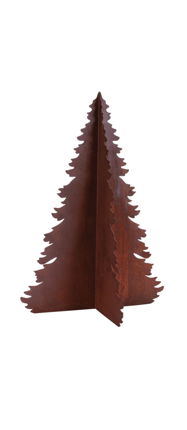 Rustic Metal Standing Tree Decor 19.5 inches Tall