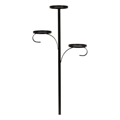 Triple Tree Topper 36”H Iron Black Triple Tree Topper 36”H Iron Black