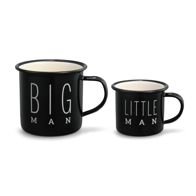 Big Man &amp; Little Man Camper Mug Set