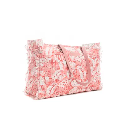 Myra Isadora Weekender Bag Soft Pink &amp; Red