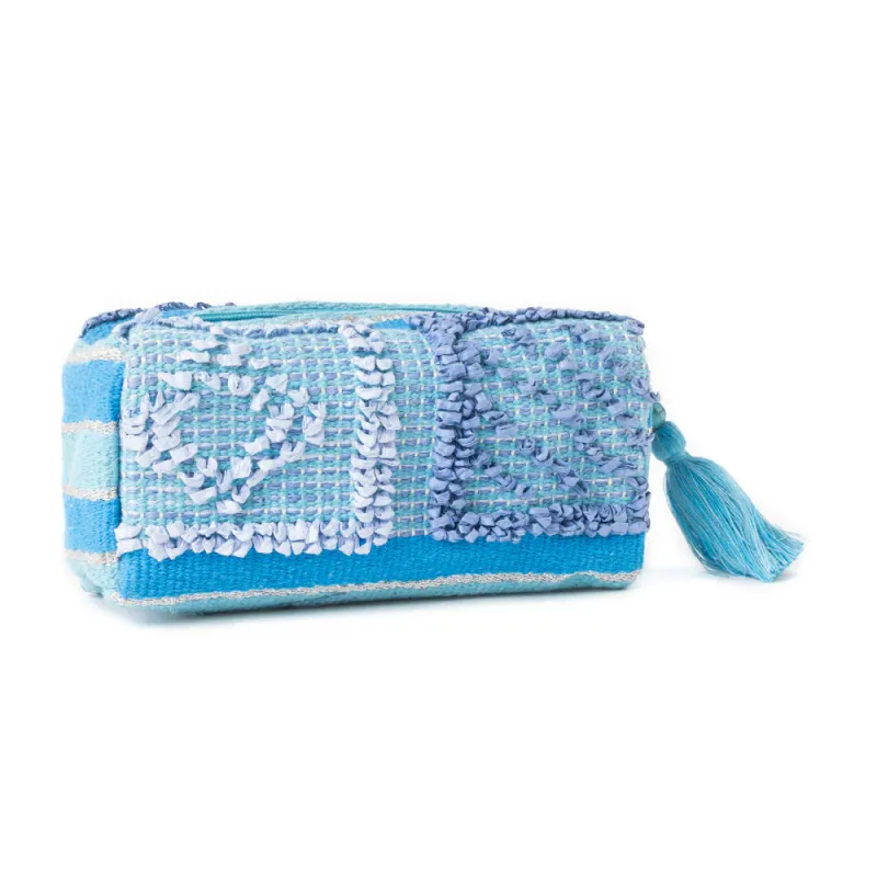 Myra Mirage Drift Canvas Multi-Pouch in Icy Denim