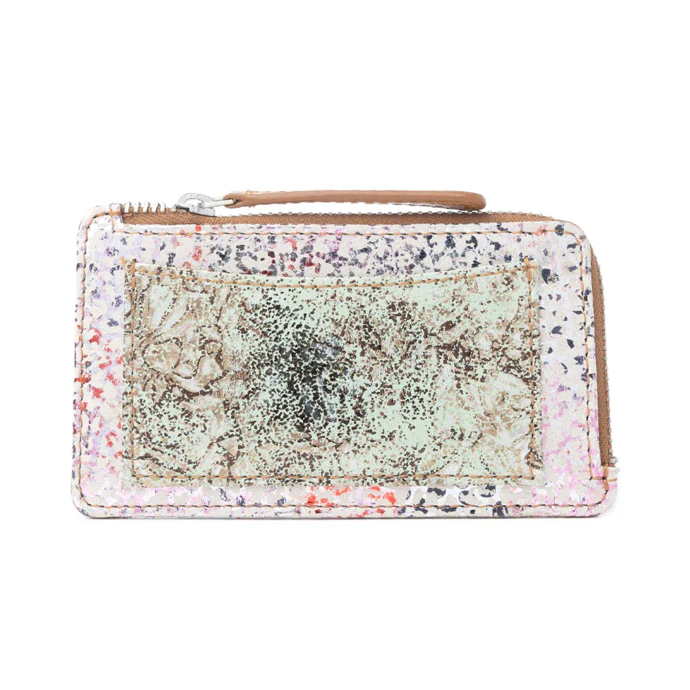Myra Oasis Gleam Leather Wallet in Sapphire Snake Print