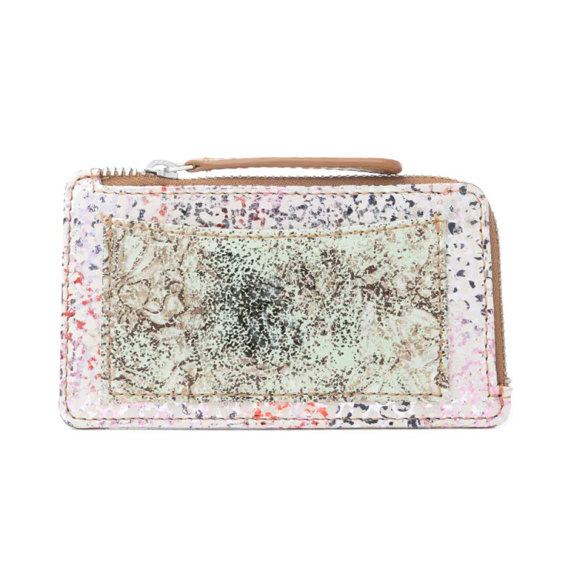 Myra Oasis Gleam Leather Wallet in Sapphire Snake Print