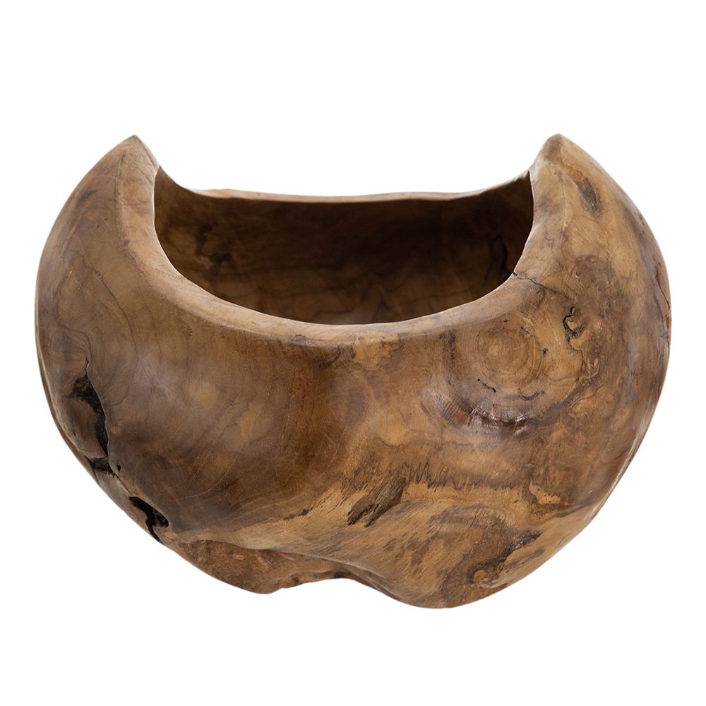 Teak Bowl 10.6 inches Round