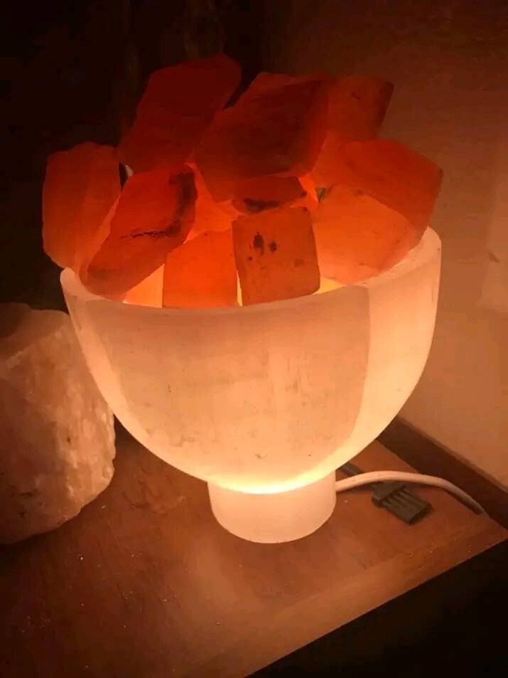 Selenite Lamps &quot;Fire&quot;