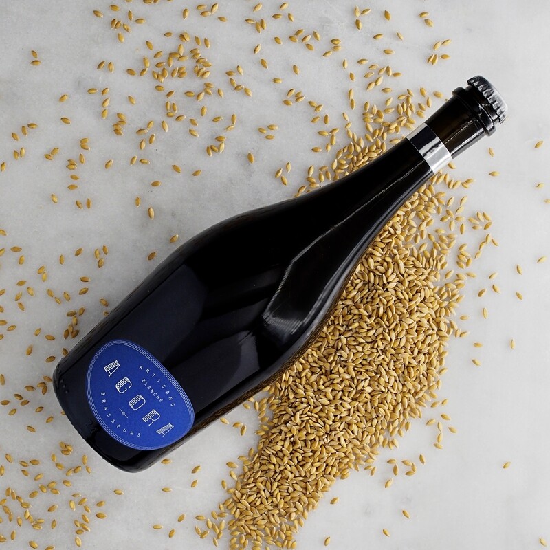 AGORA _ BIÈRE BLANCHE AU PETIT ÉPEAUTRE DE SAULT 75CL