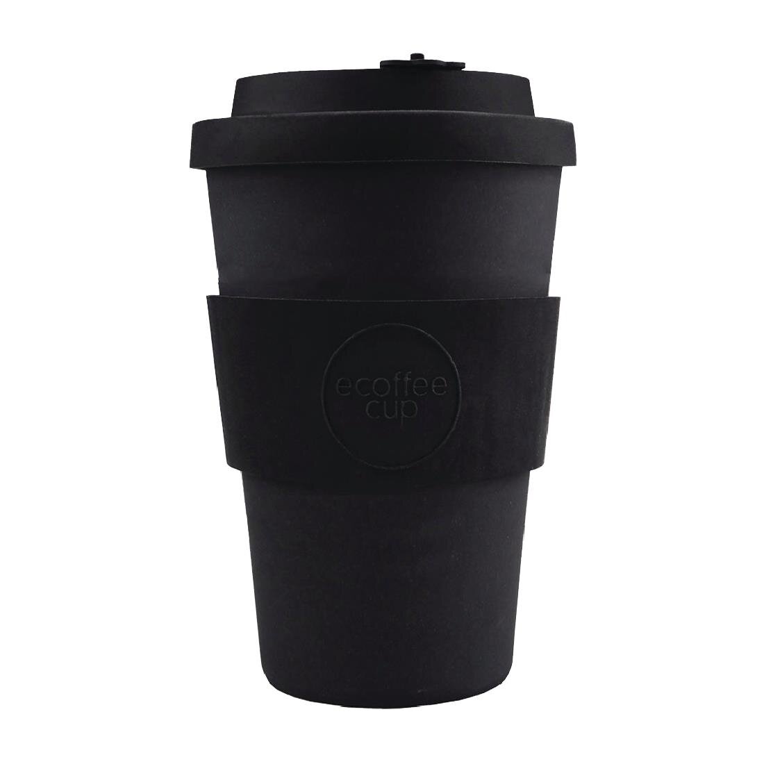 Ecoffee Cup Bamboo Reusable Coffee Cup Kerr &amp; Napier Black 14oz