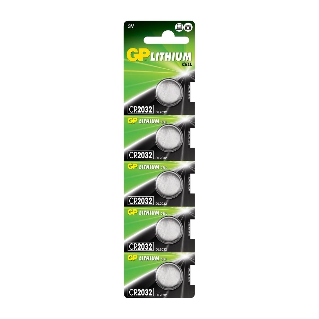 GP ButtonBattery CR2032 (Pack of 5)