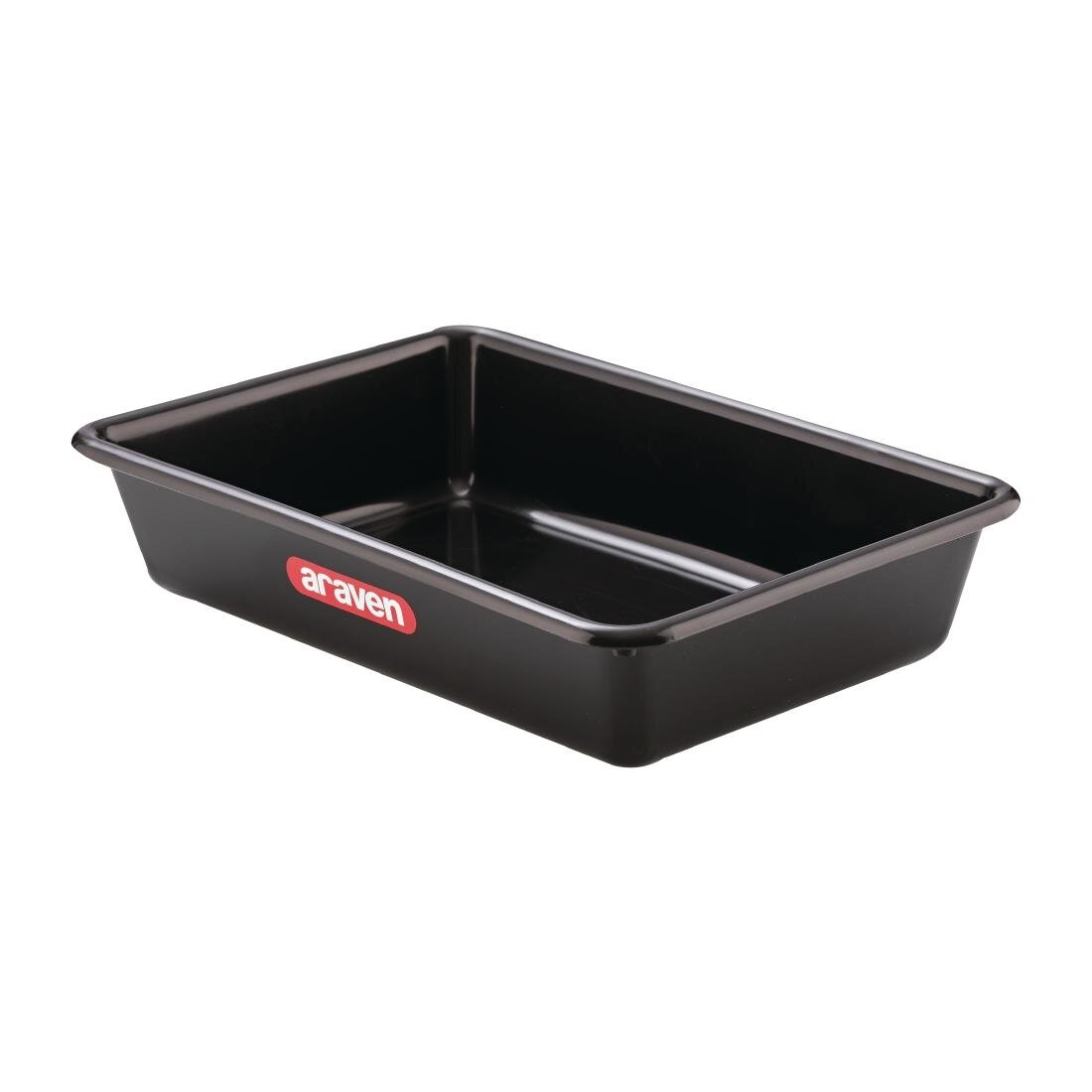 Araven Deep Food Tray Black 2Ltr