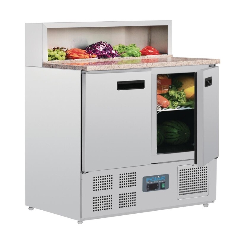 Polar G-Series Pizza Prep Counter Fridge 288Ltr