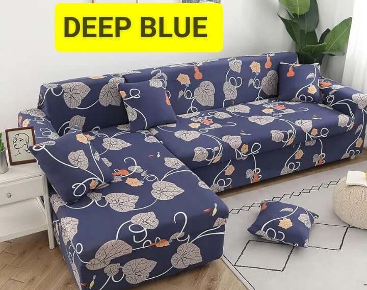 L SHAPE DESGINED &amp; PRINT COUCH COVERS