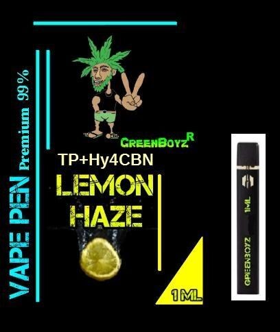 TP+Hy4CBN 99% Vape Pen Lemon Haze 1ml