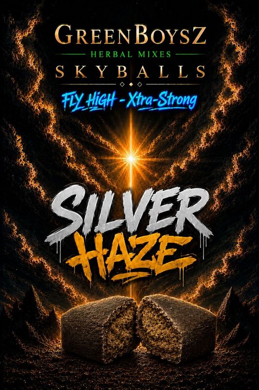 SILVER HAZE GREENBOYZ HERBAL SKYBALL HASH PREMIUM & STRONG 2gr