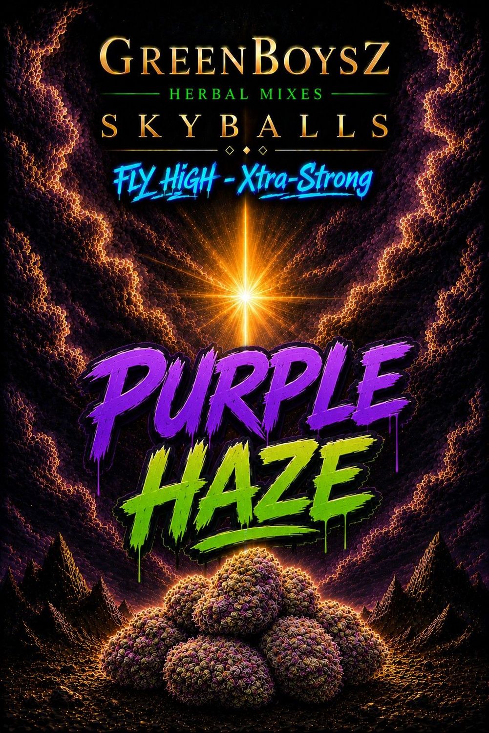 HB SKYBALLS PURPLE HAZE XTRA-STRONG HB SKYBALLS PURPLE HAZE XTRA-STRONG