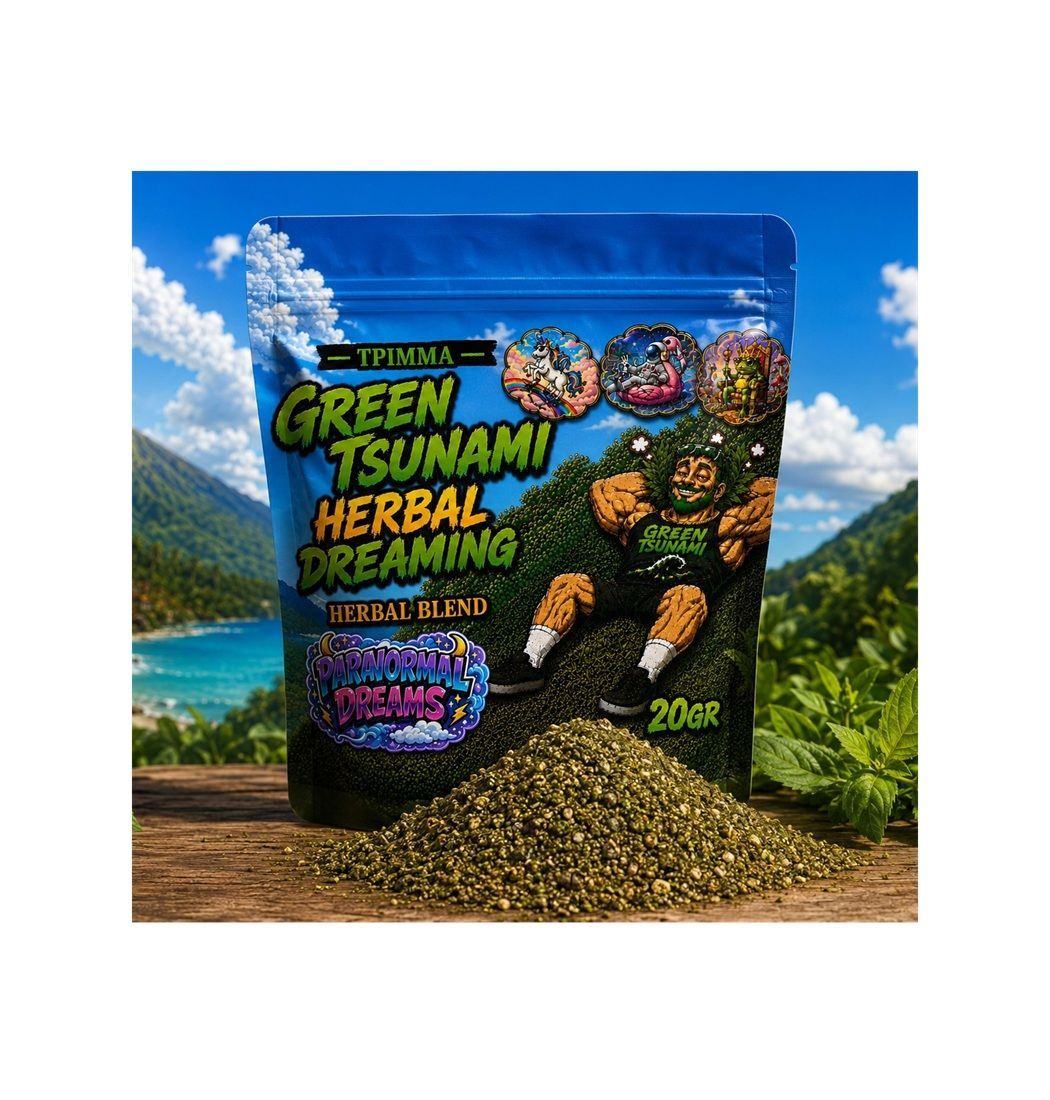 PARANORMAL DREAMS ΚΑΠΝΙΣΤΑ Green Tsunami Herbal Dreaming Blend 20gr PARANORMAL DREAMS ΚΑΠΝΙΣΤΑ Green Tsunami Herbal Dreaming Blend 20gr