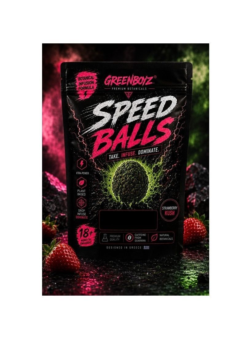 GreenBoyz Speed Balls – Strawberry Kush 10gr