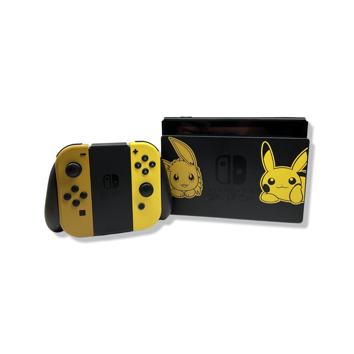 Nintendo Switch Konsole V1 - Pokemon Let's Go Pikachu & Evoli - Limited  Edition