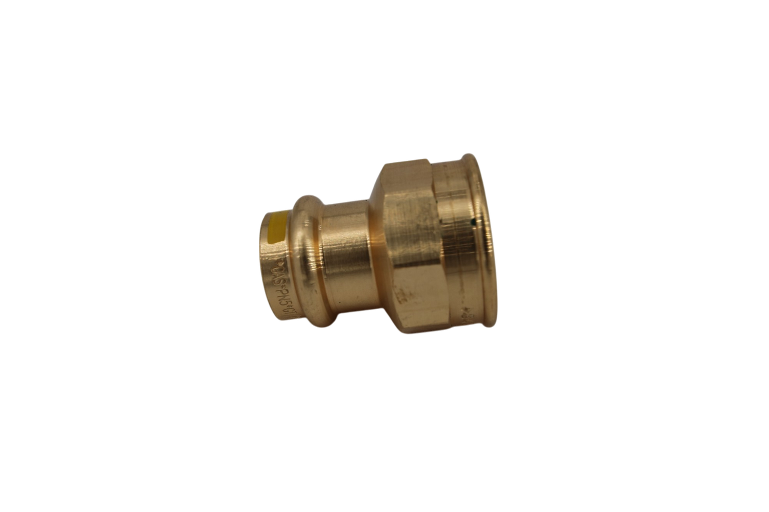 BPGUS2225I Uebergangsst B-Press Gas 22mm x 1"IG Rotguss PG4270G Gas
