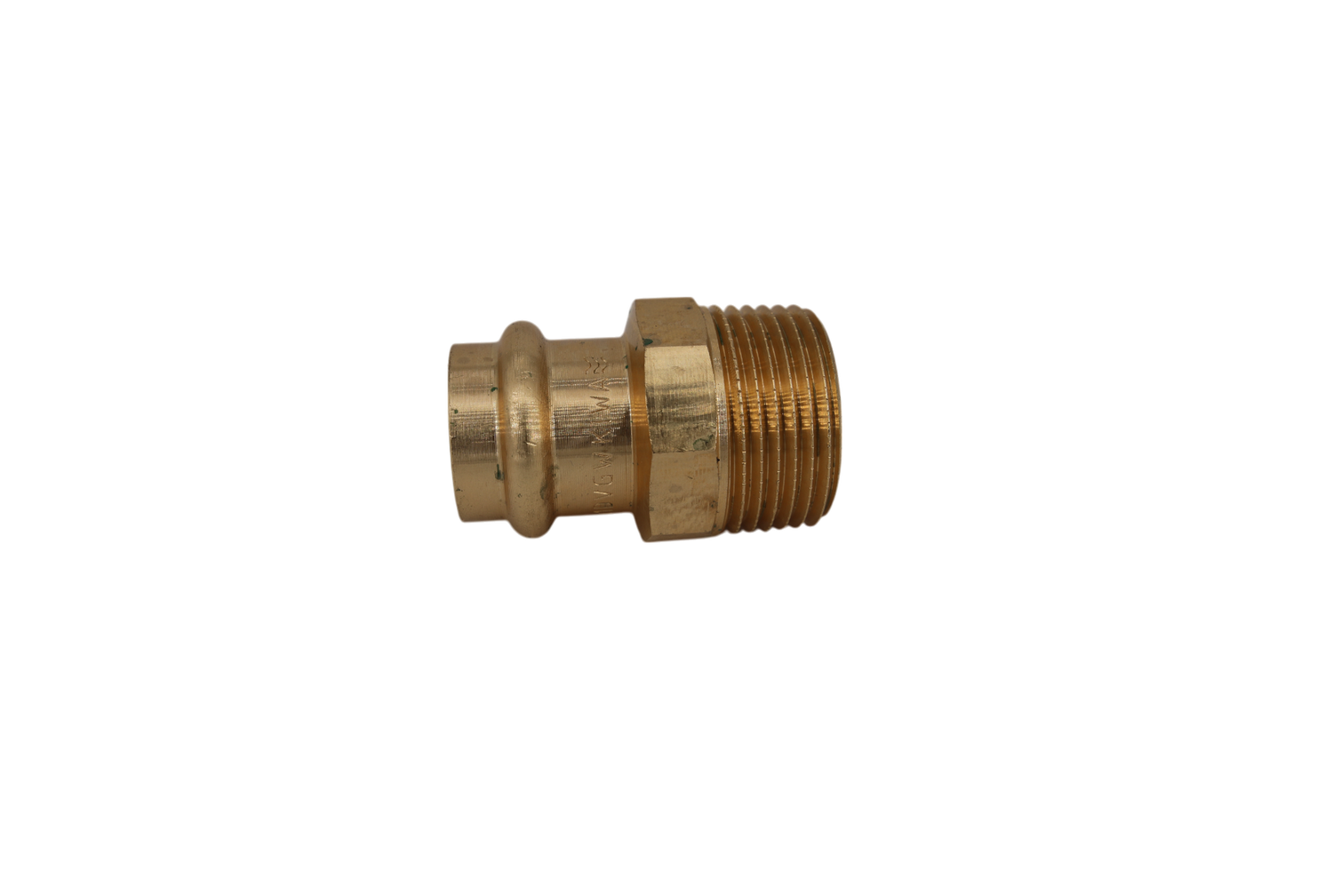 BPUS2225 Uebergangsstueck B-press 22mm x 1"AG Rotguss P4243G