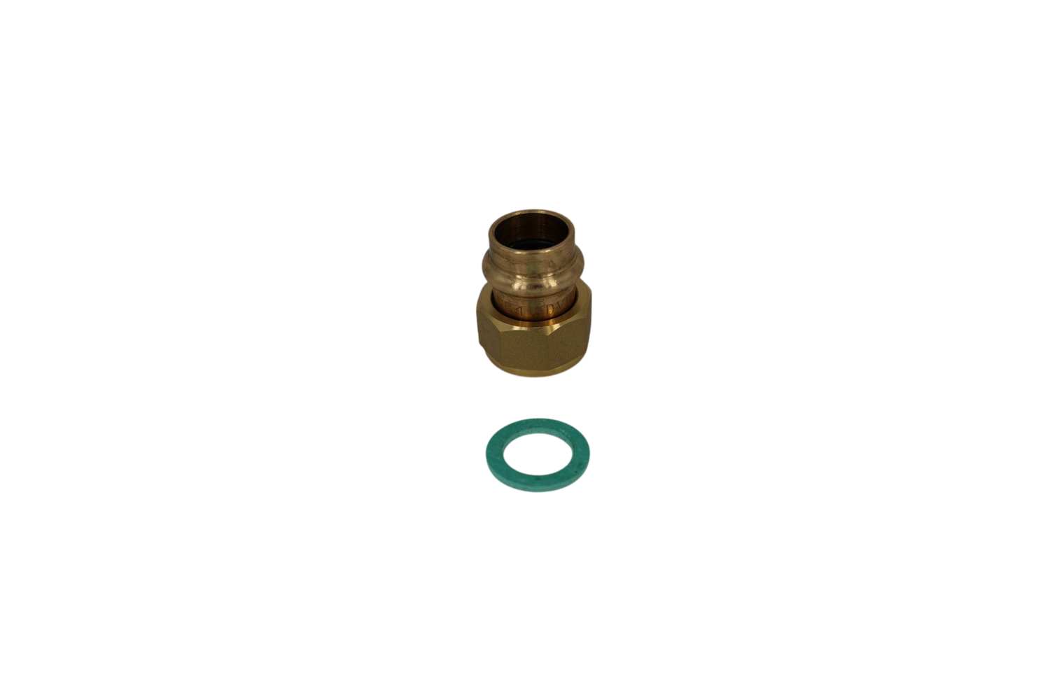 BPUAD1820 Verschraubung halb B-press 18mm x 3/4" Rotguss, mit Innengewinde P4355