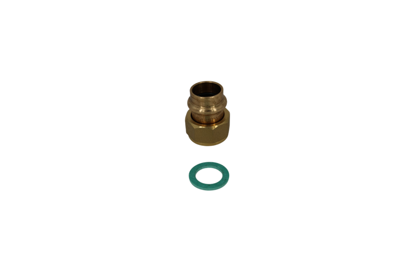 BPUAD1820 Verschraubung halb B-press 18mm x 3/4" Rotguss, mit Innengewinde P4355