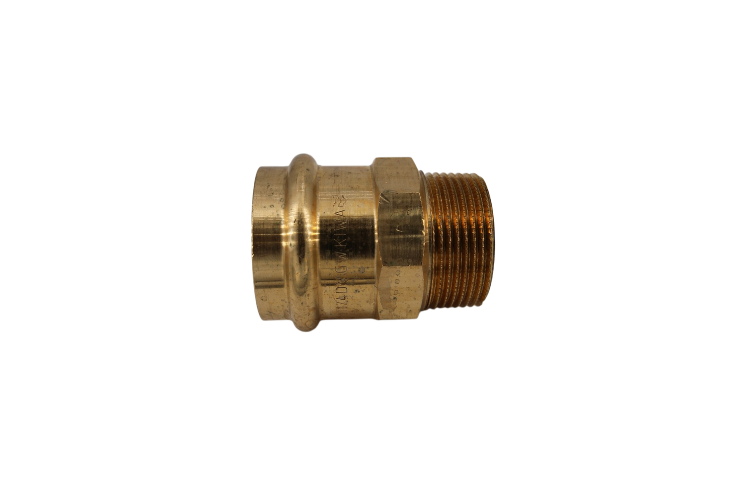 BPUS4232 Uebergangsstueck B-press 42mm x 1 1/4"AG Rotguss P4243G