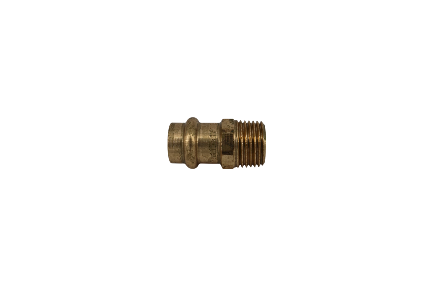 BPUS1515 Uebergangsstueck B-press 15mm x 1/2"AG Rotguss P4243G