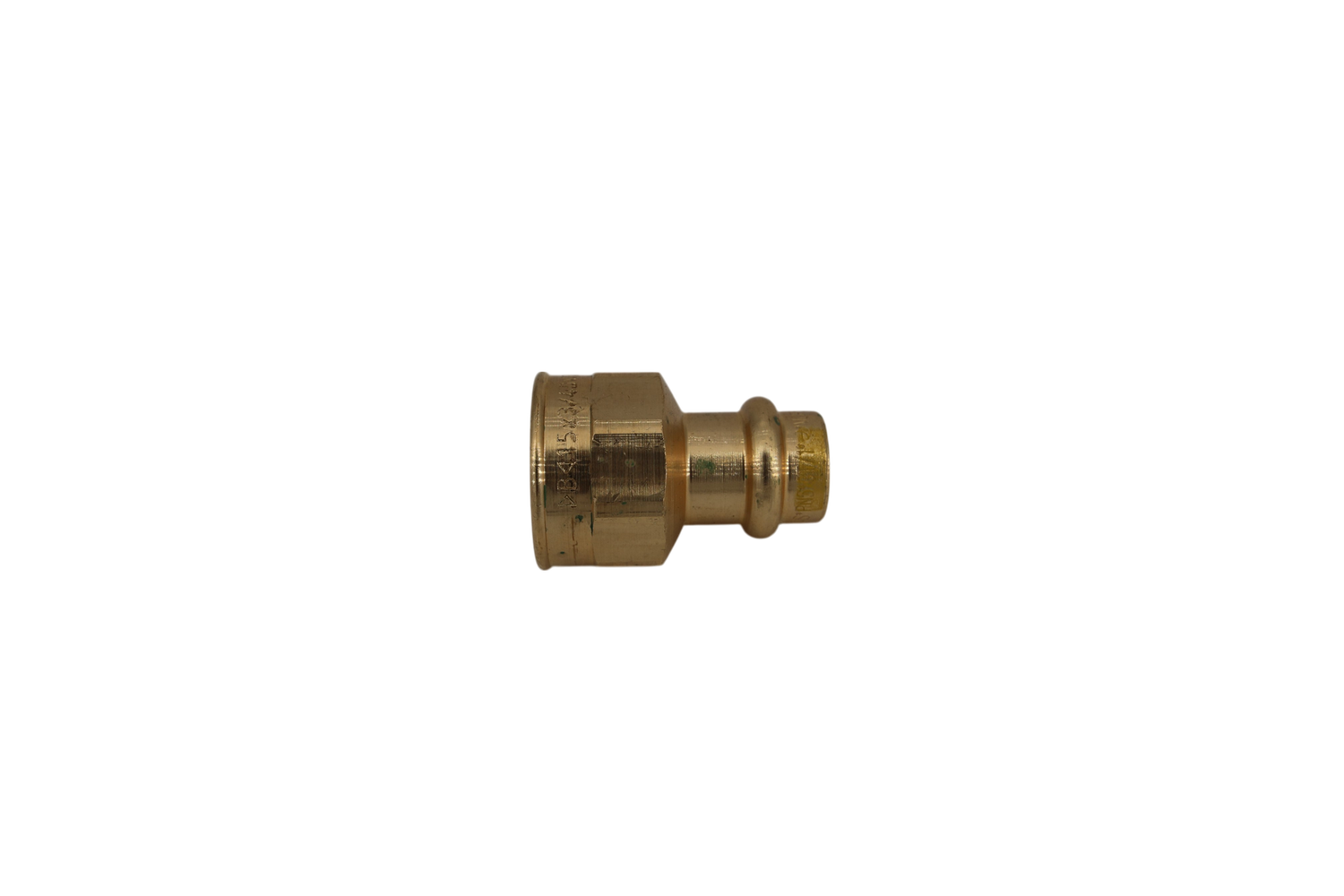 >B< Press Gas Übergangsstück aus Rotguss 15 x Rp 3/4