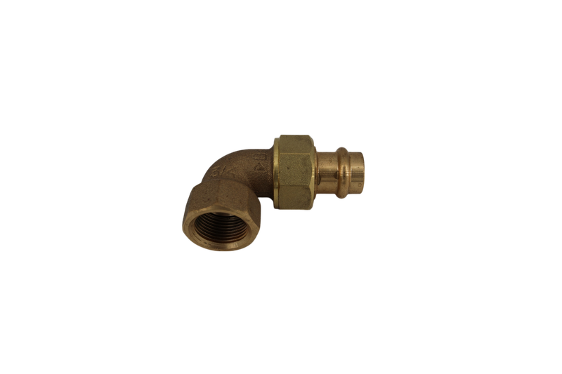 Winkelverschraubung B-press 90 Grad 18mm x 3/4" IG Rotguss P4096G