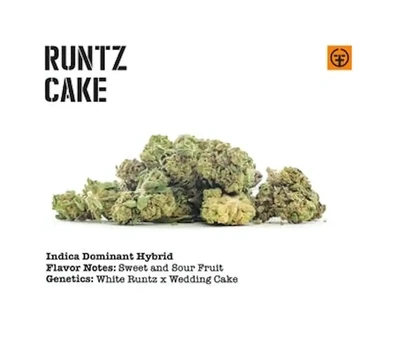 NEW 🍰RUNTZ CAKE EXOTIC INDICA 75/25 HYBRID Cannabis strain🍰