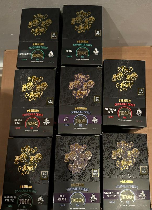 ?The 10/10 PREMIUM U.S Cannabis VAPES 1GRAM/1000mg, 97% HIGH STRENGTH POWER & FLAVOURS??????