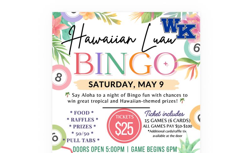 BINGO - Worthington Kilbourne High School 4/9/26)