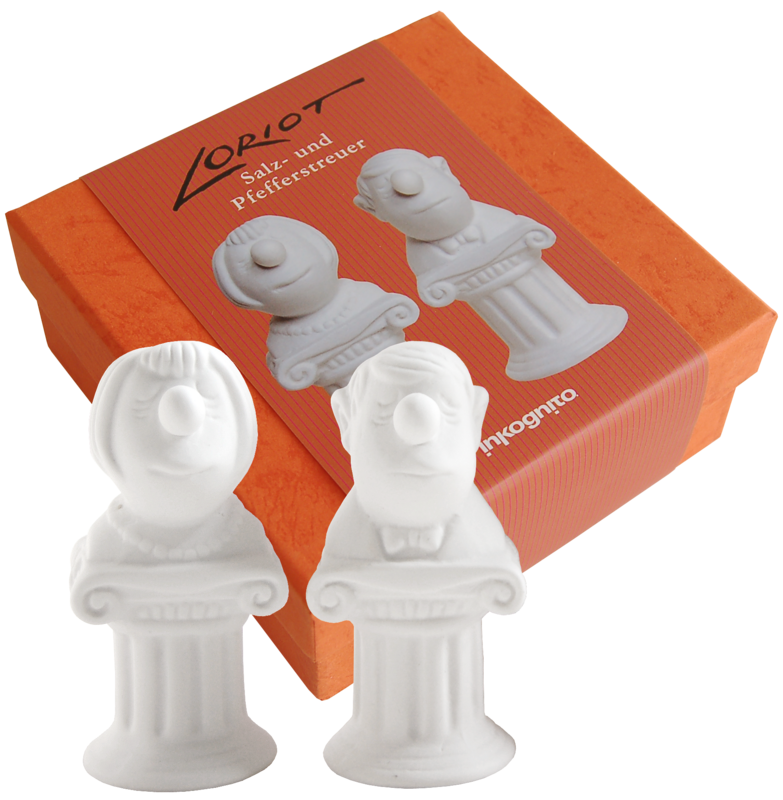 &quot;Loriot Salz- &amp; Pfefferstreuer Mann &amp; Frau&quot;
