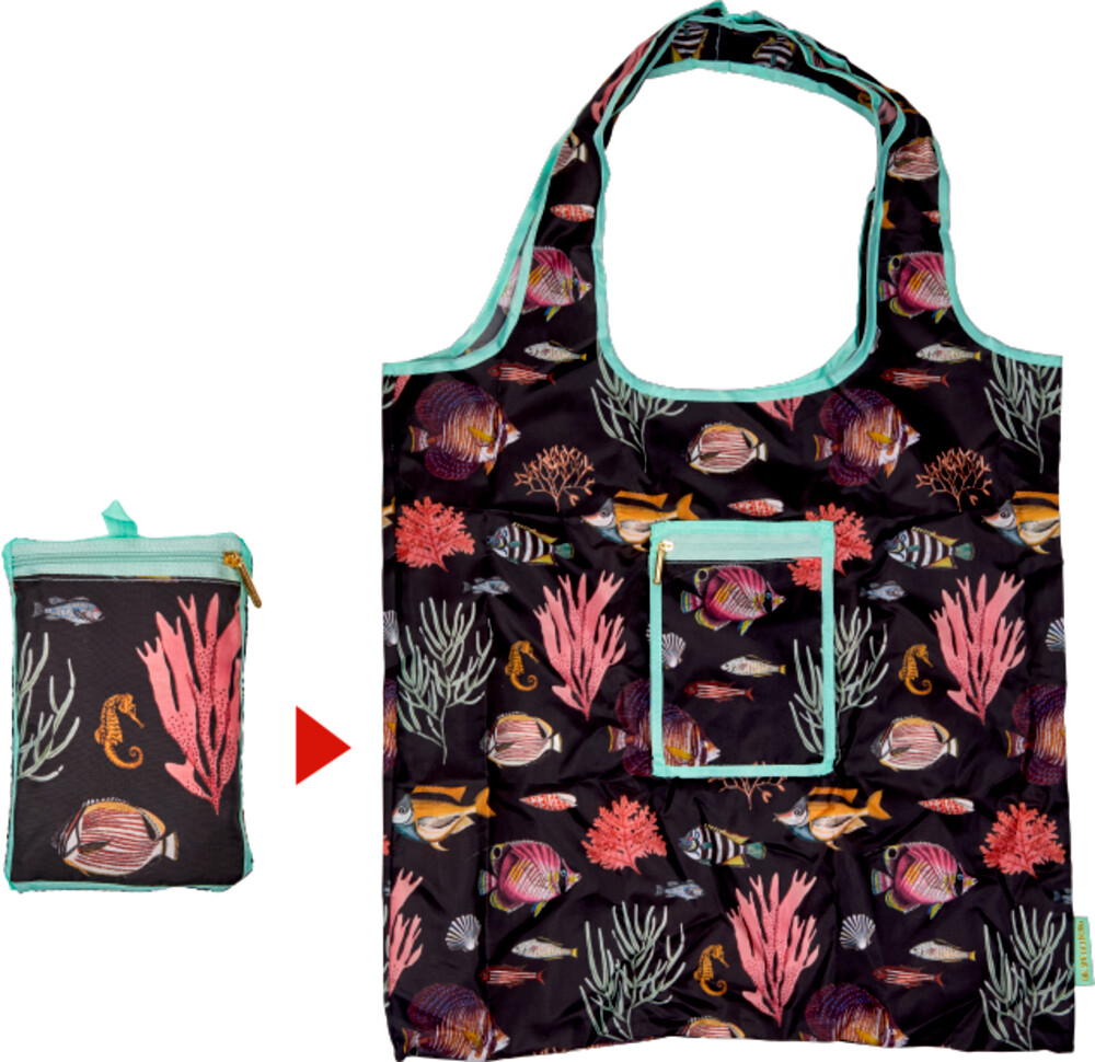 Faltshopper Fische &quot;I love my Ocean&quot;. dunkel von Spiegelburg