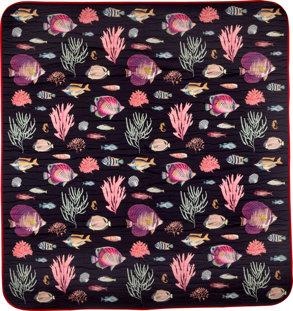 Picknick-Decke Unterwasserwelt &quot;I love my Ocean&quot; (ca.135x150 cm)