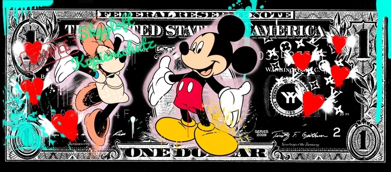 MINNIE MICKEY DOLLAR von Skyyloft