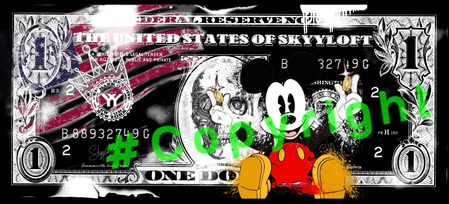 VINTAGE MICKEY DOLLAR von Skyyloft