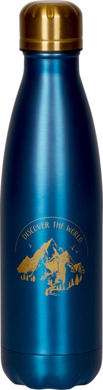 Isolierflasche &quot;Discover the world&quot; Reisezeit (ca. 0,5l)