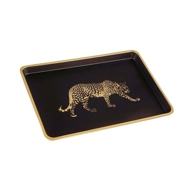 Tablett mit Leopardenmotiv