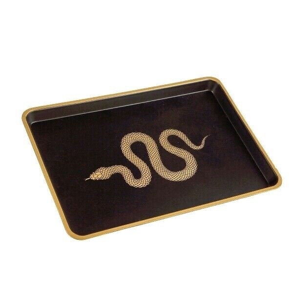 Tablett mit Schlangenprint