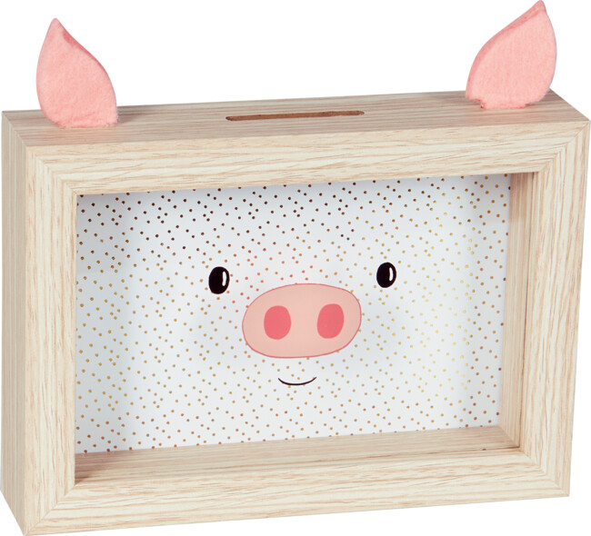 Sparschwein-Bilderrahmen Viel Glück
