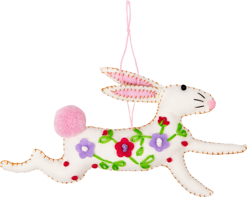 Filzanhänger (Hase) Frohe Ostern
