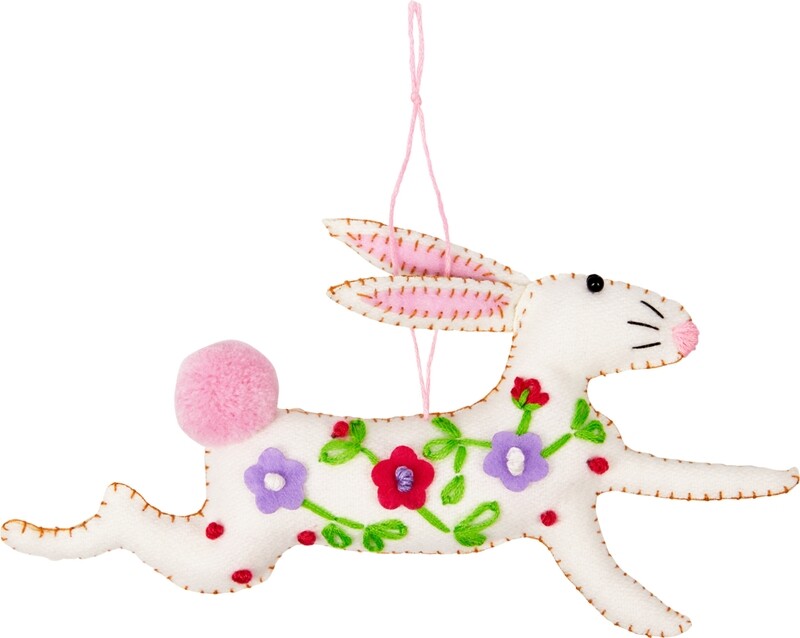 Filzanhänger (Hase) Frohe Ostern