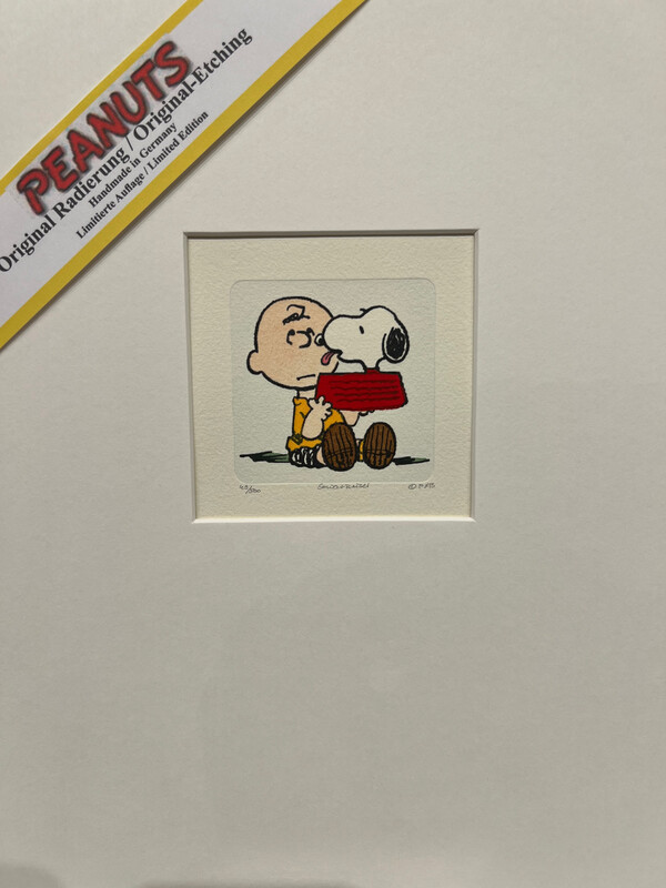 PEANUTS - Original Radierung