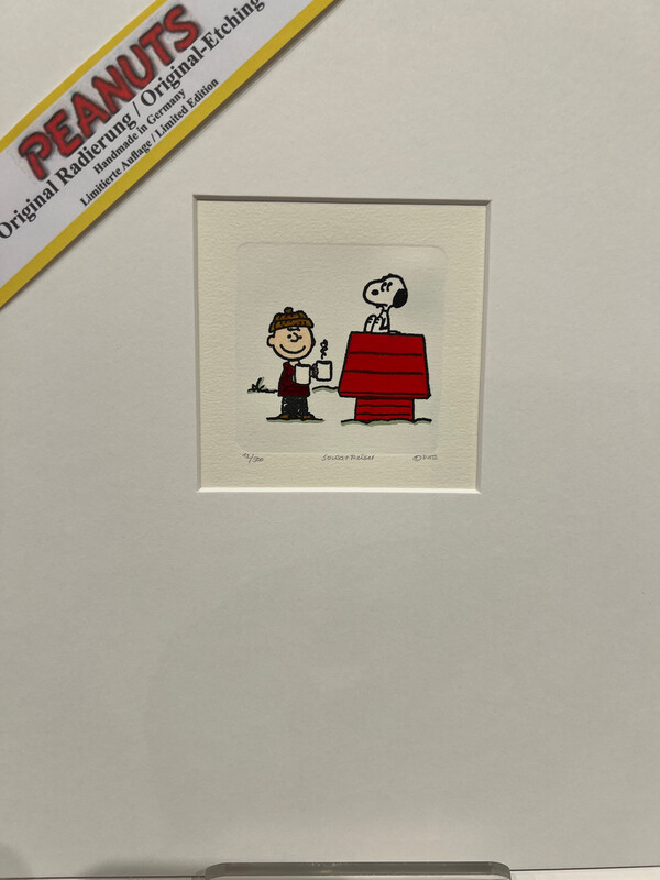 PEANUTS Originalradierung
