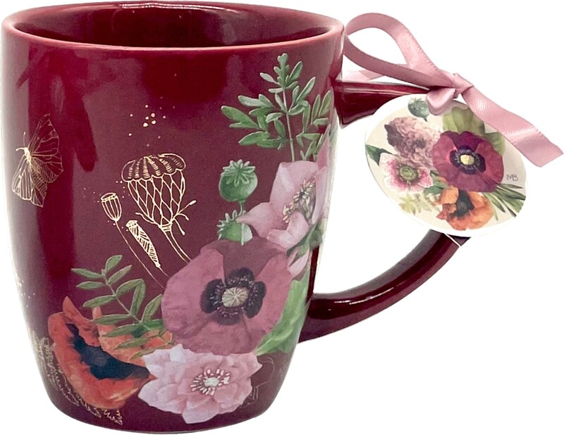 Porzellan-Tasse Blütenzauber - M. Bastin