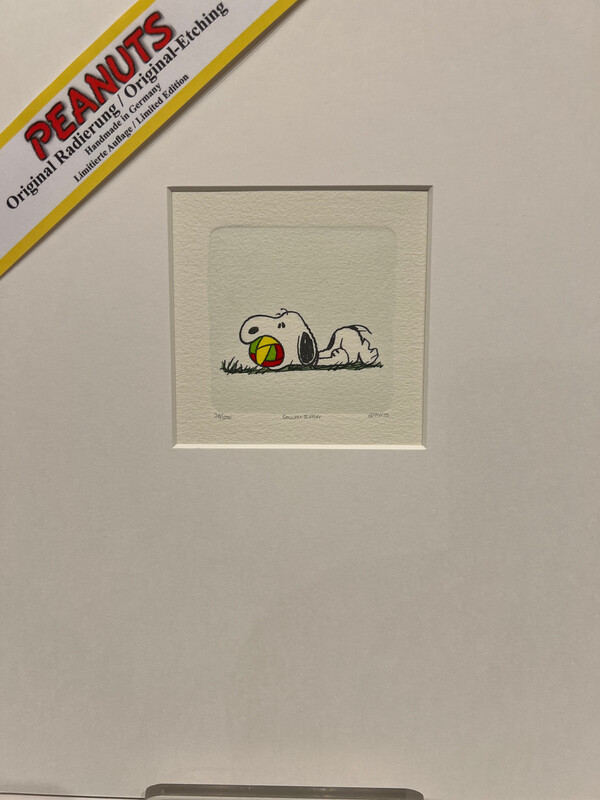 PEANUTS Originalradierung