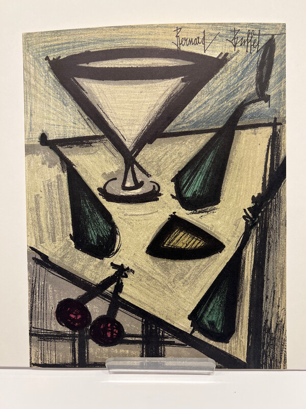 Bernard Buffet (1928 - 1999) - Nature morte aux fruits