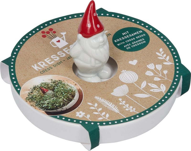 Kresseschale mit Samen - Fröhliche Tupfen